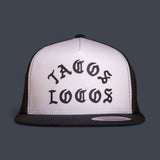 TACOS LOCOS - Mesh Snapback (Black/White)