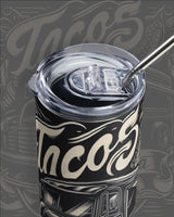 old school taco truck taco tumbler from taco gear® in corpus christi, texas