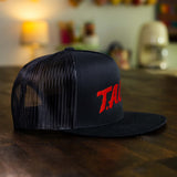 taco addiction taco gear trucker in black side view
