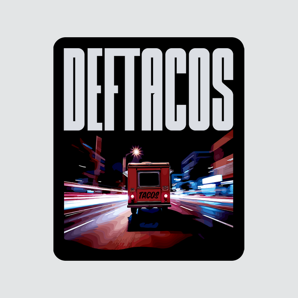 DEFTACOS TACO Sticker
