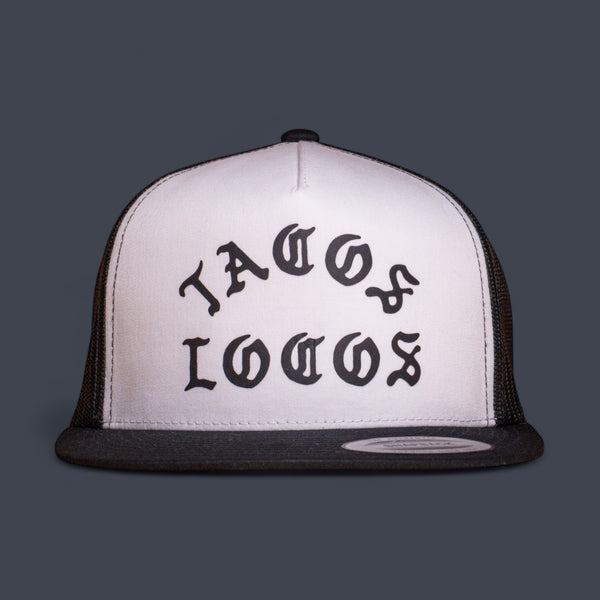 TACOS LOCOS - Mesh Snapback (Black/White)