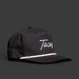 Tacos Script Rope Hat - Black