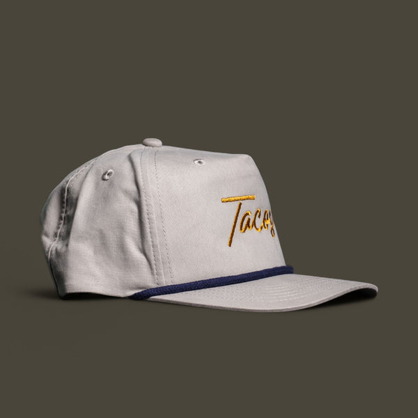 Tacos Script Rope Hat - Gold Script