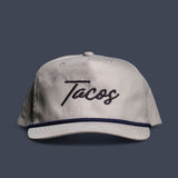 Tacos Script Rope Hat - Black Script
