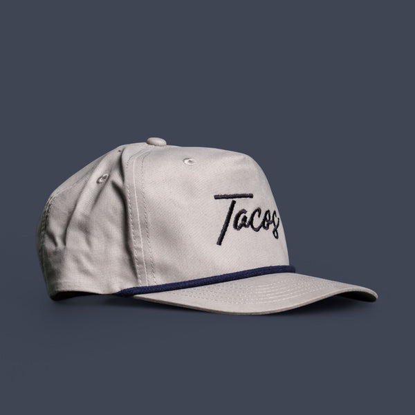 Tacos Script Rope Hat - Black Script
