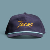 Tacos Script Rope Hat - Navy
