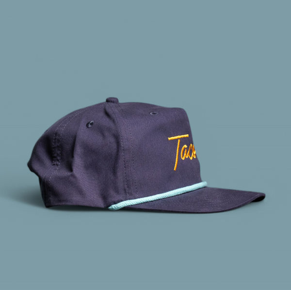Tacos Script Rope Hat - Navy