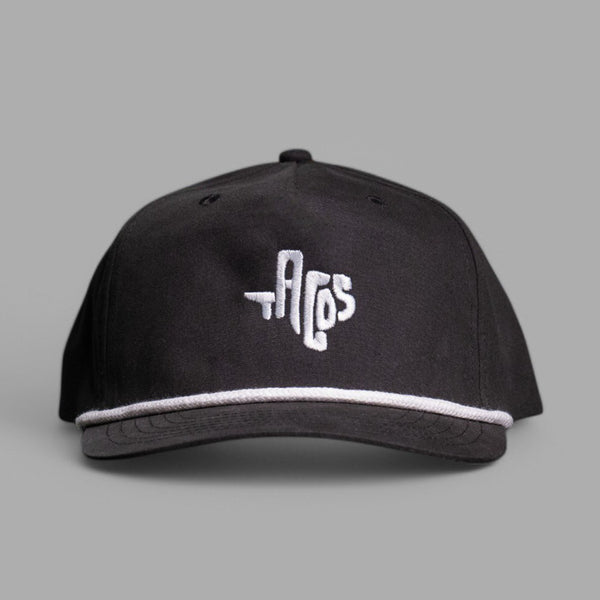 Texas Tacos Rope Hat - Black