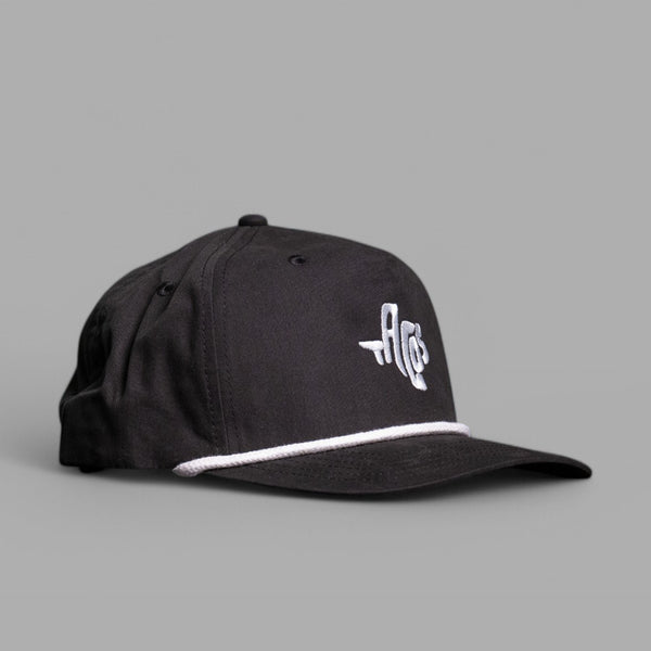 Texas Tacos Rope Hat - Black
