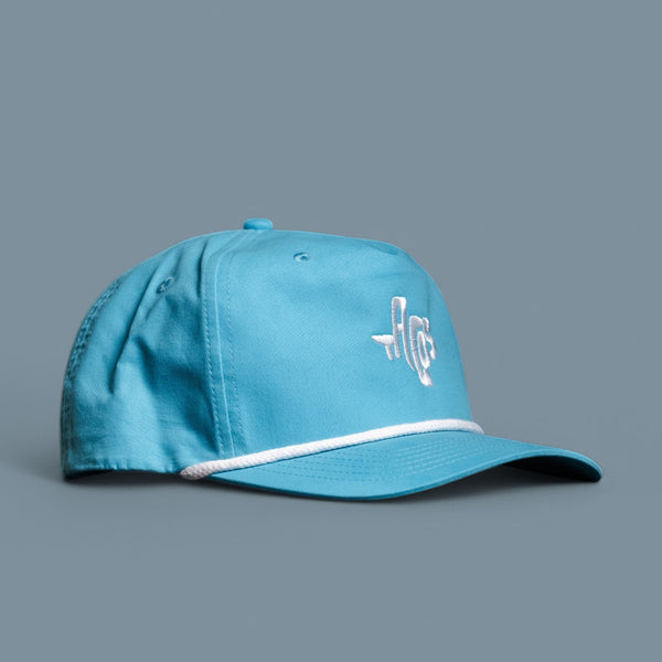 Texas Tacos Rope Hat - Light Blue