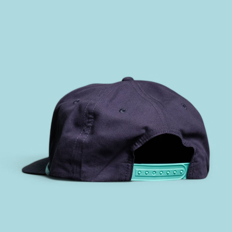 Tacos Script Rope Hat - Navy