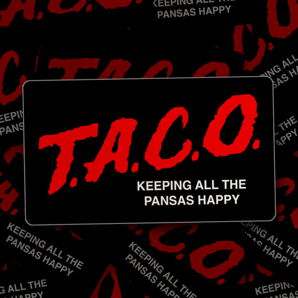 T.A.C.O. Sticker