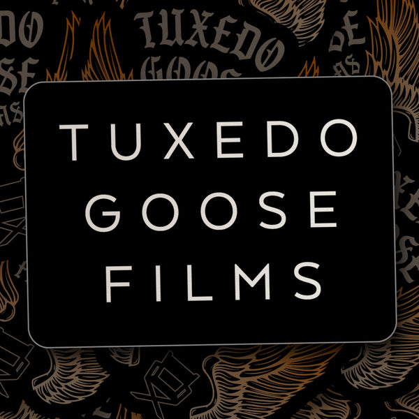 tuxedo goose films video production company in corpus christi texas sticker