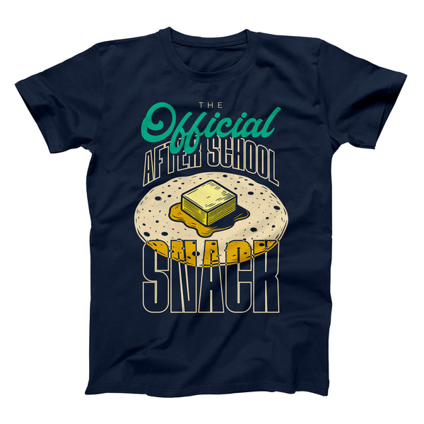 Tortillas & Butter Snack Shirt from taco gear in corpus christi, texas in navy