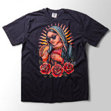 Premium - La Virgen de los Tacos Shirt (Comfort Colors) - Taco Gear