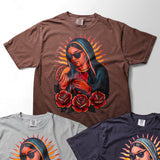 Premium - La Virgen de los Tacos Shirt (Comfort Colors) - Taco Gear