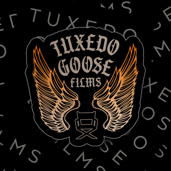 tuxedo goose films video production company in corpus christi texas sticker