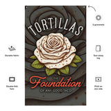 Tortillas Foundation Flag - Taco Gear