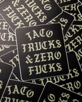 taco trucks and zero sticker