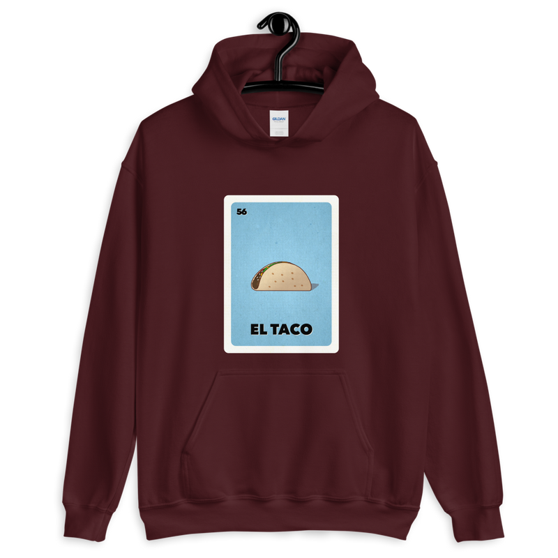 El Taco Loteria Card Pullover Hoodie - Taco Gear