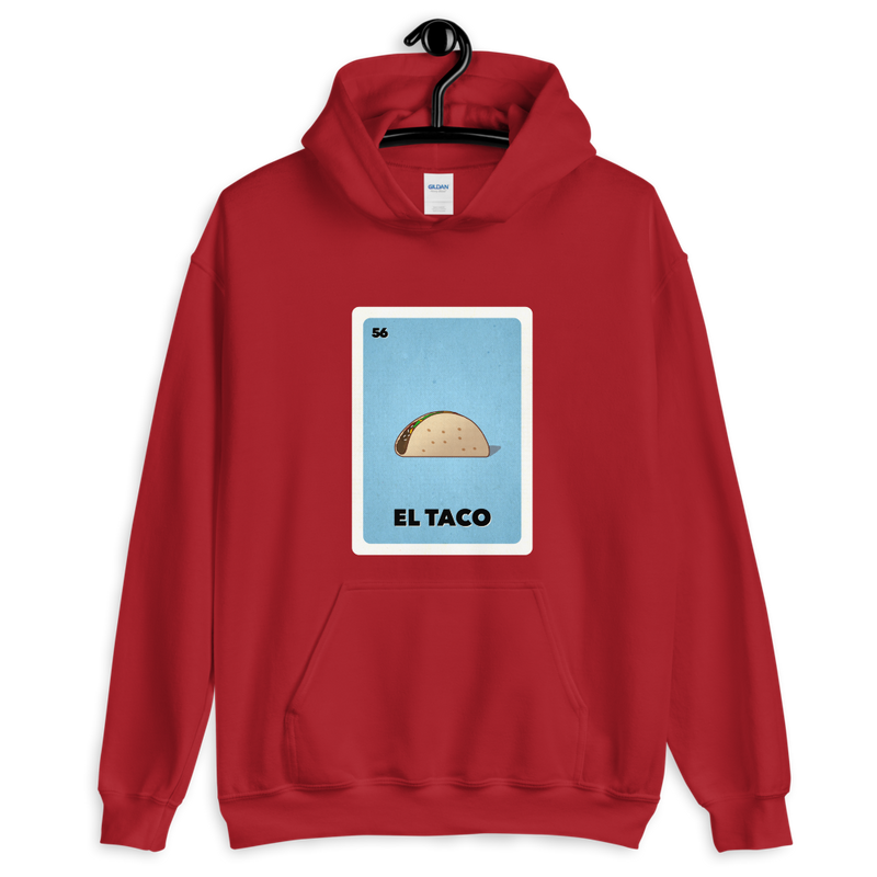 El Taco Loteria Card Pullover Hoodie - Taco Gear