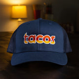 Houston Stripes Tacos Retro Trucker Navy - Taco Gear