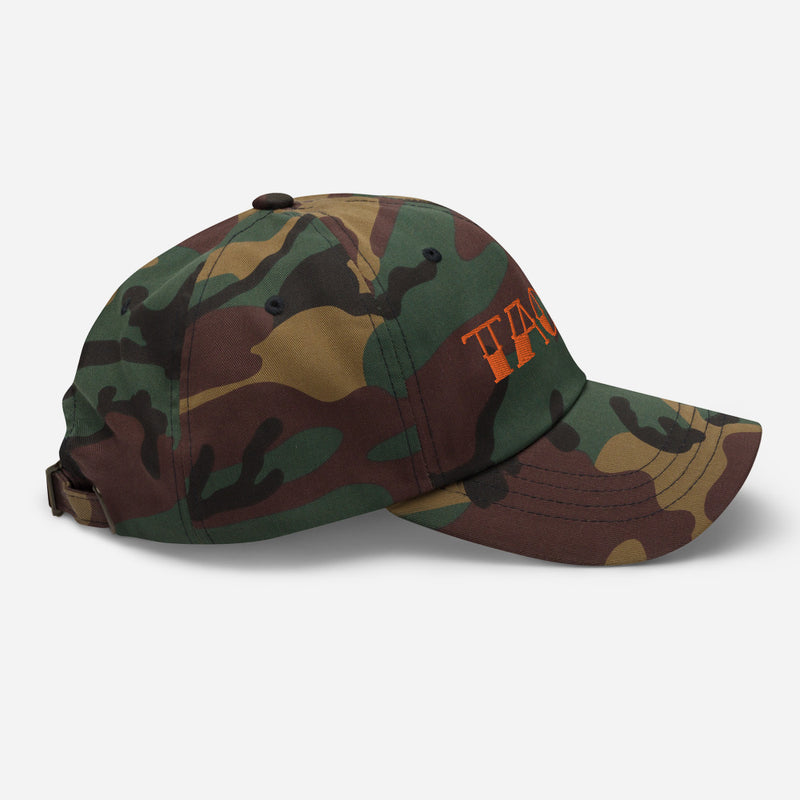 TACOS Unstructured Dad Hat (Camo) - Taco Gear