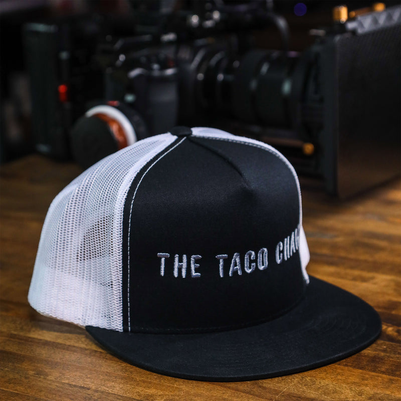 The Taco Chair Mesh Trucker (Black/White) - Taco Gear